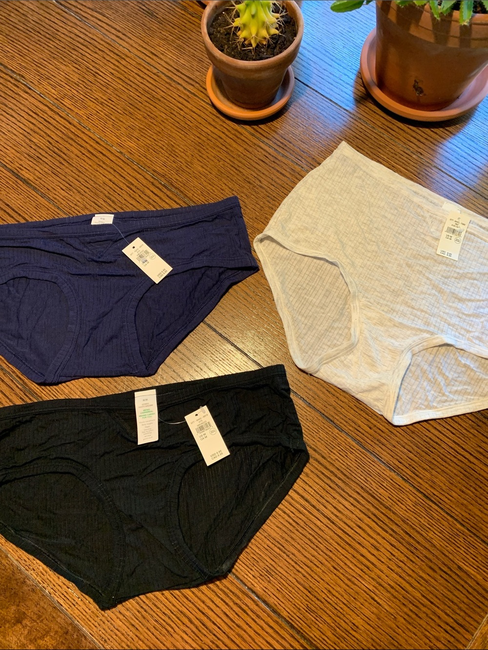Womens Aerie Boy Briefs - Navy, Black & Light Gray three pairs! NWT